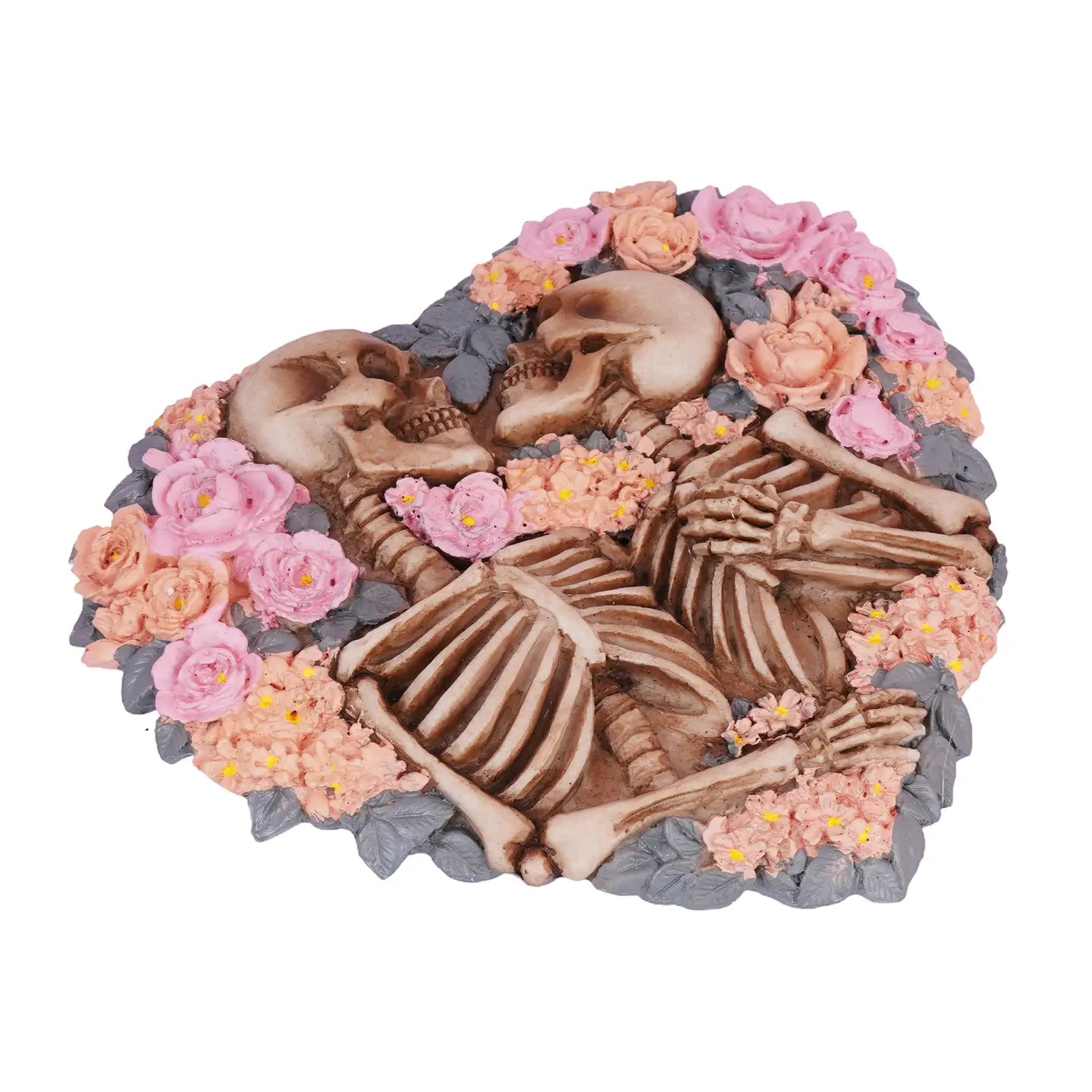 Skeletons with Flowers Incense Burner
