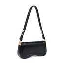 Wave Front Baguette Shoulder Bag