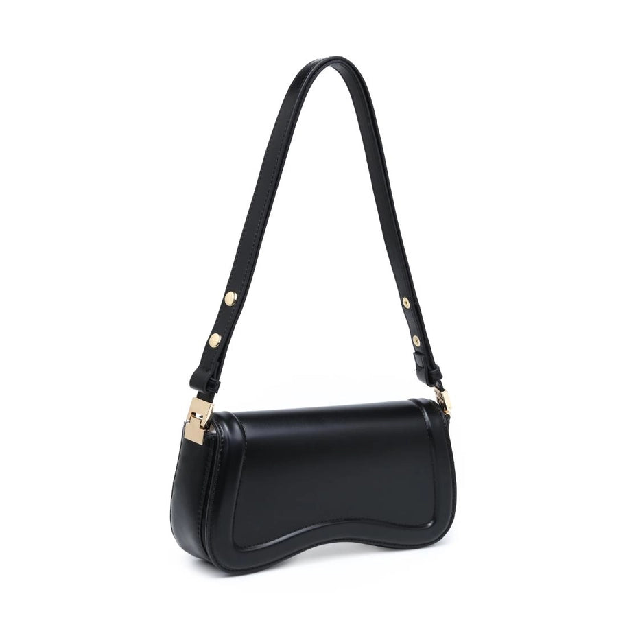 Wave Front Baguette Shoulder Bag