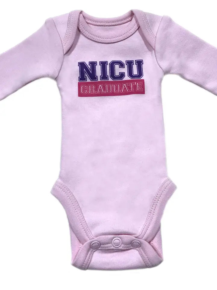 Preemie Nicu Pink Onesie