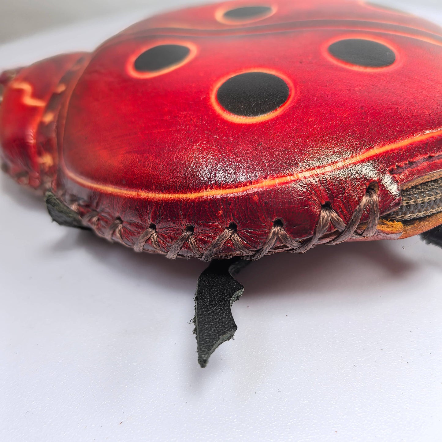 Ladybug Wristlet Leather Coin Purse Wallet