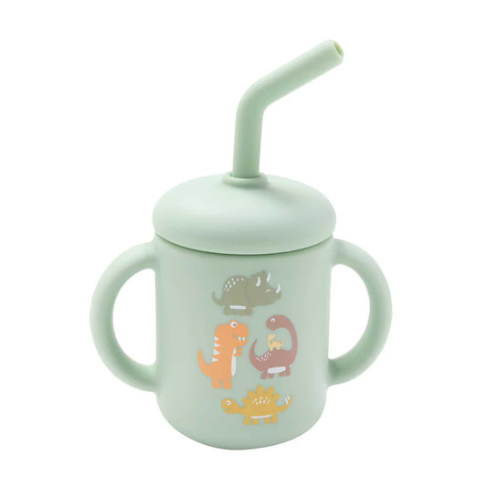 Baby Dinosaur Silicone Sippy Cup