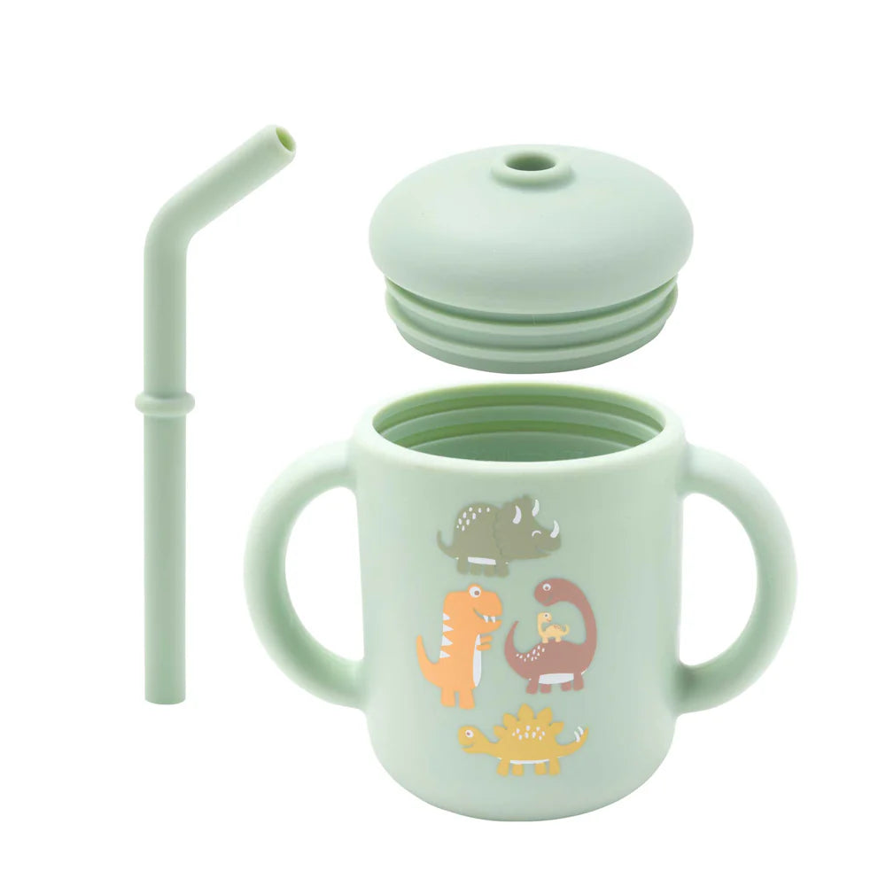 Baby Dinosaur Silicone Sippy Cup