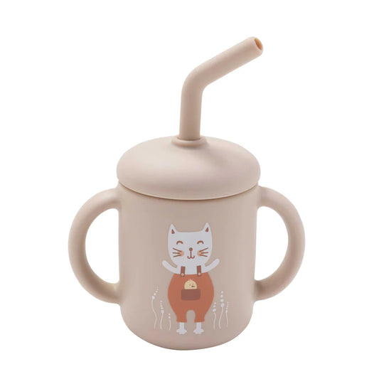 Prairie Kitty Silicone Sippy Cup