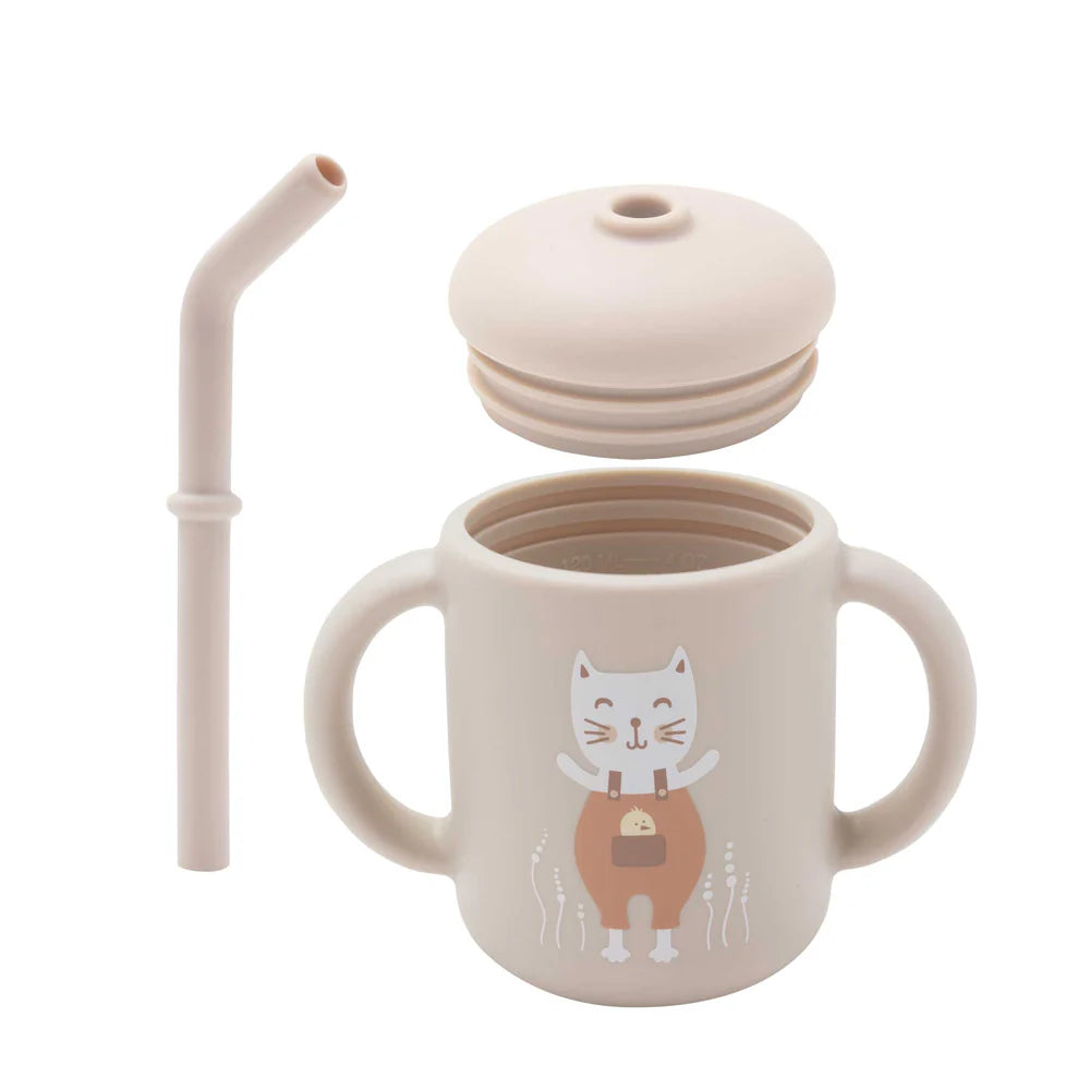 Prairie Kitty Silicone Sippy Cup