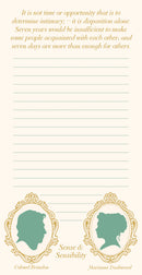 Jane Austen Lovers Notepad