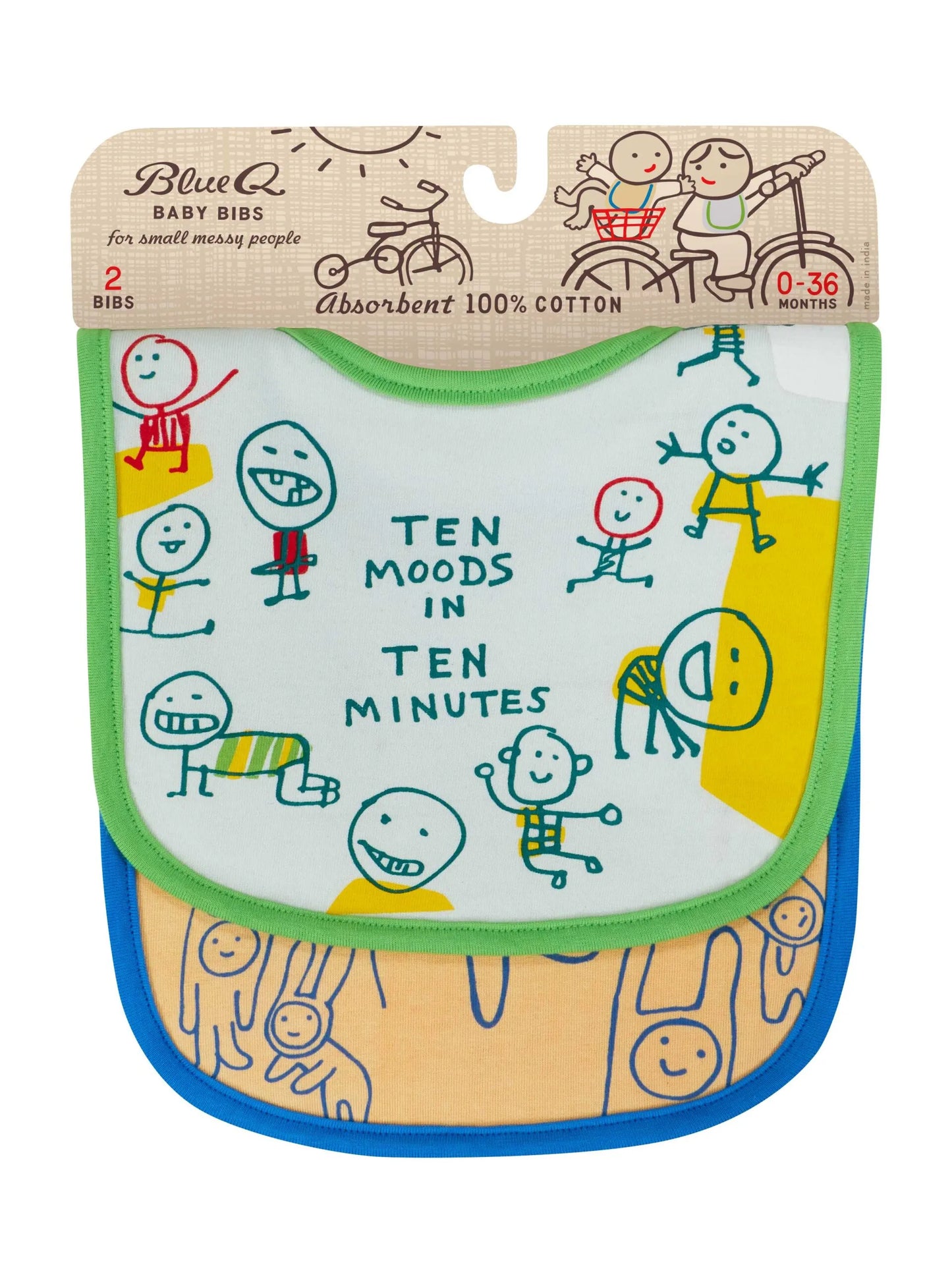 Ten Moods & Finding my Voice Baby Bibs