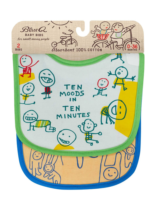 Ten Moods & Finding my Voice Baby Bibs