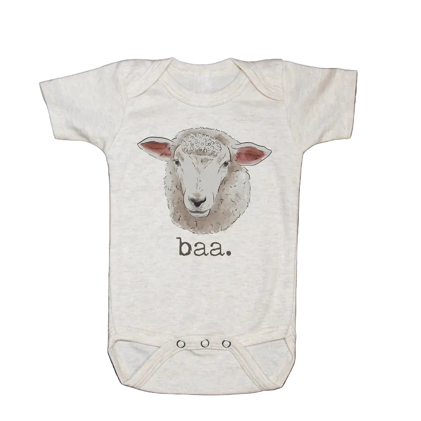 "Baa" Sheep Onesie