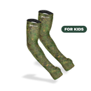Farmers Defense Protection Sleeves -Kid's Green Brush Camo
