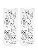 Coloring Socks - Cat Days
