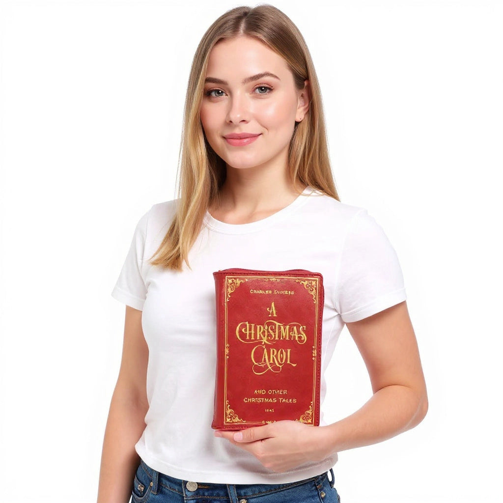 A Christmas Carol Book Clutch Bag