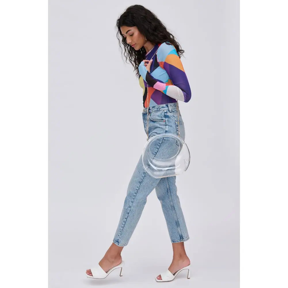 Clear Round Bess Evening Bag