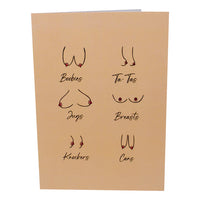Naughty Knockers Inappropriate 3D Card