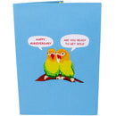 Love Birds Inappropriate 3D Card