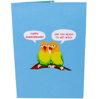 Love Birds Inappropriate 3D Card