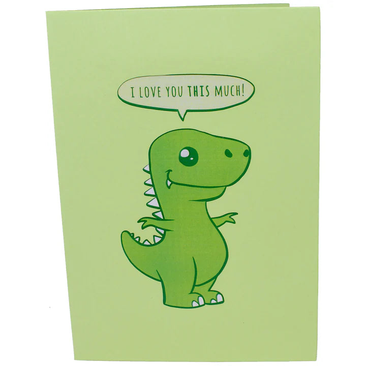 Unstoppable T Rex 3D Card