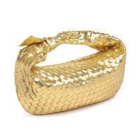 Metalic Woven Large Hobo Bag
