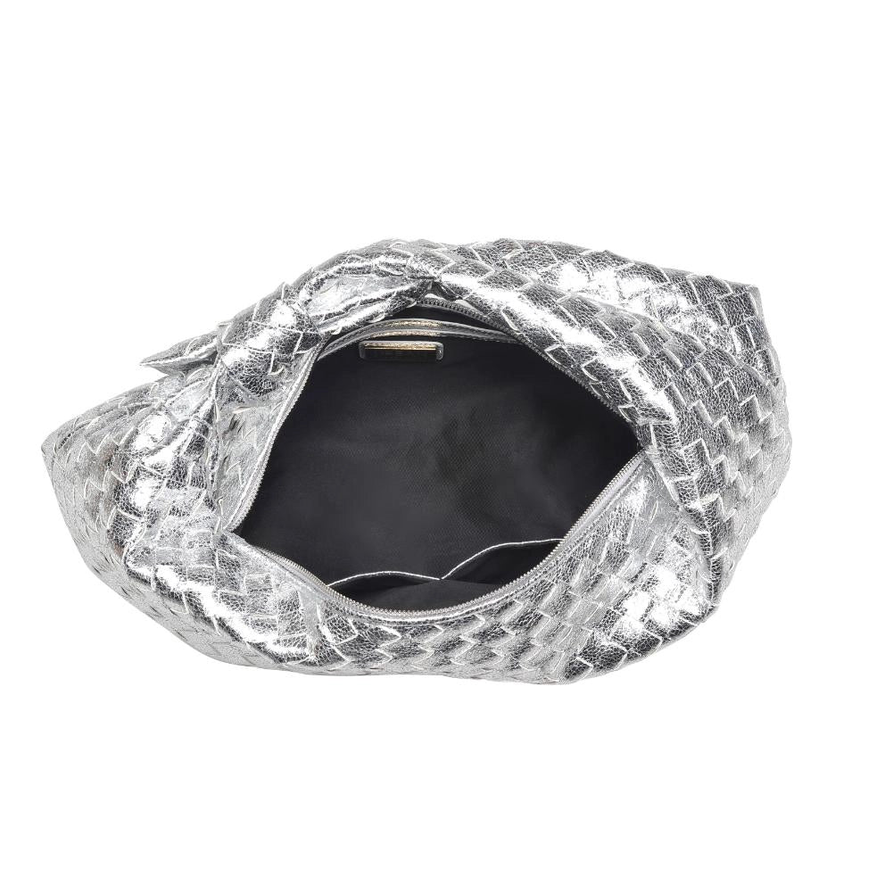 Metalic Woven Large Hobo Bag