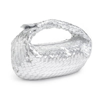 Metalic Woven Large Hobo Bag