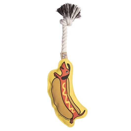 Rope Dog Toy Hot Dog