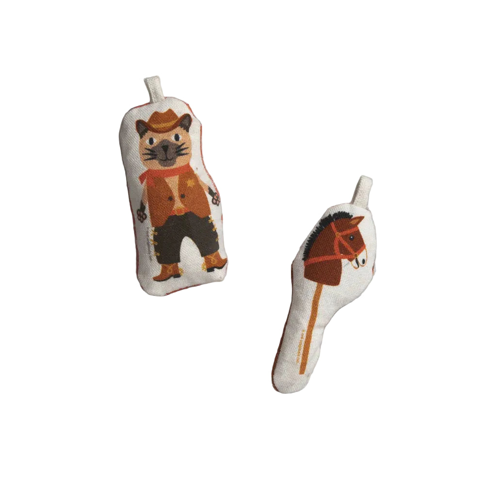 Go Kitty Go Cat Toy Set Cowboy & Horse