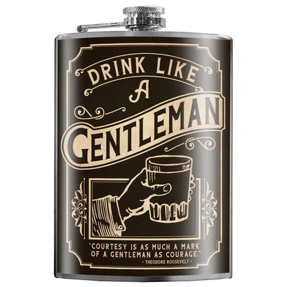 Drink Like A Gentleman Flask