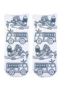 Coloring Socks- Firefighting Dalmatian Dogs