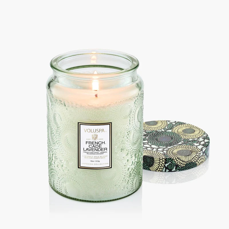 French Cade Lavender Large Jar Candle