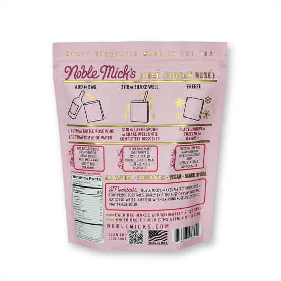 Noble Mick's Frose Frozen Cocktail Mix