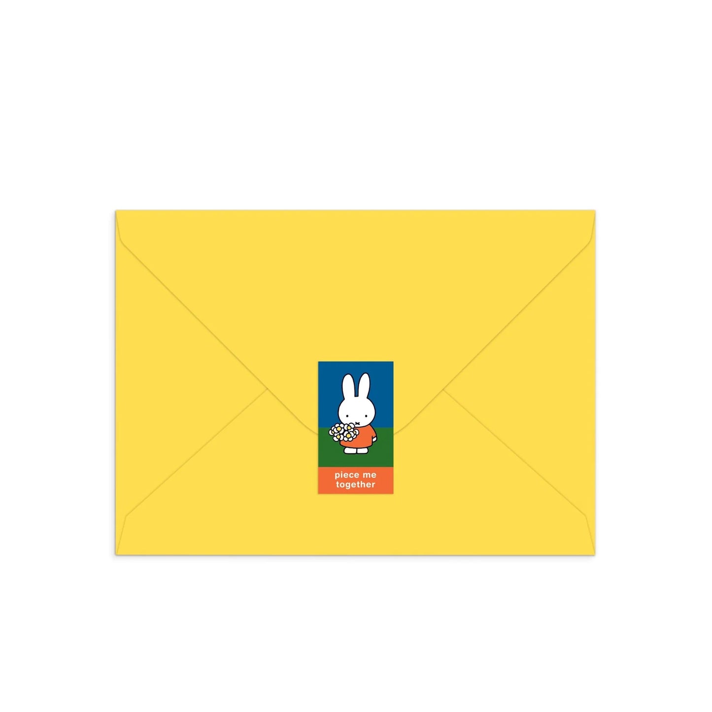 Miffy with Flowers Greeting Card Puzzle
