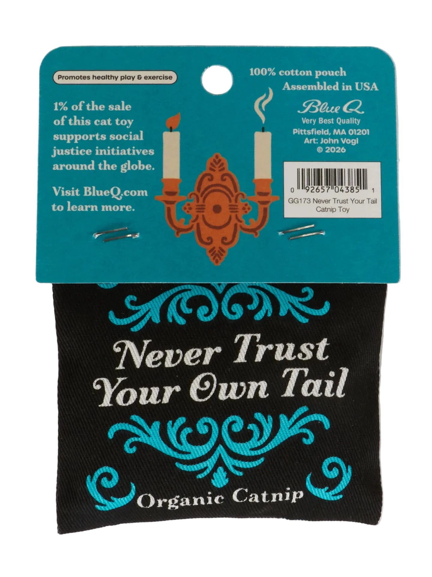 Never Trust Your Own Tail Catnip Toy