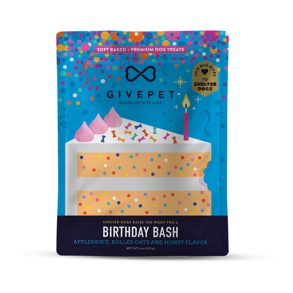 Birthday Bash Off Backed Dog Treats 6oz