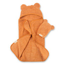 Hooded Towel + Wash Mitt Set Pumpkin