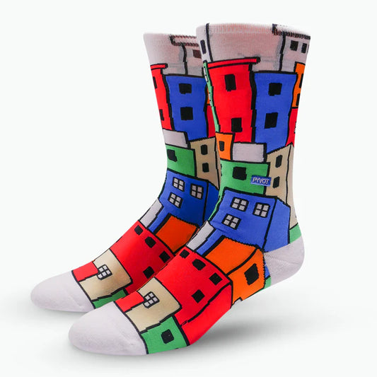 Pastel Pueblo Socks