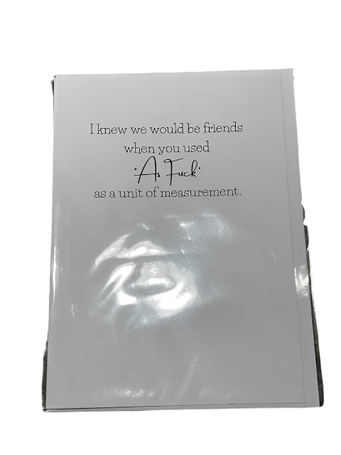 As Fuck Friendship Card
