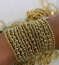 Alex Carol Gold Ball Bracelet-6mm