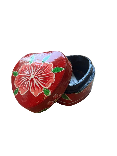 Paper Mache Heart Boxes
