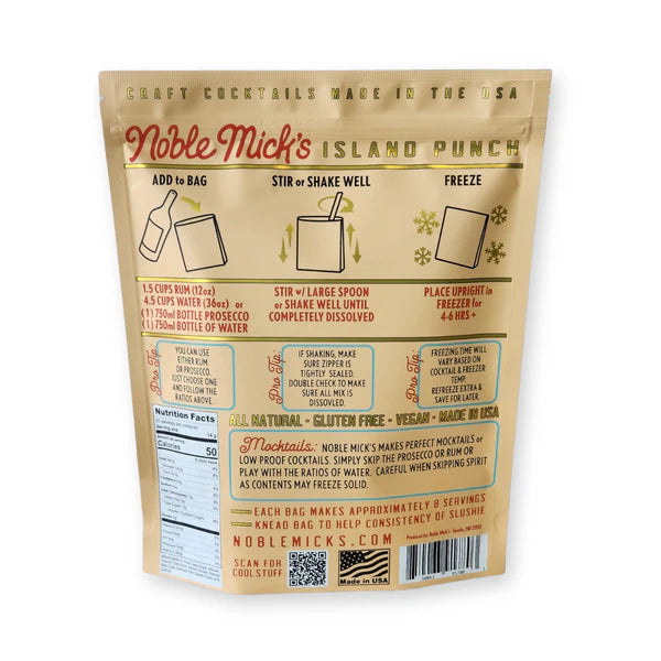 Noble Mick's Frozen Island Punch Cocktail Mix