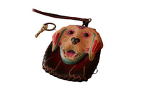 Sugar Dog Wristlet leather coin purse wallet