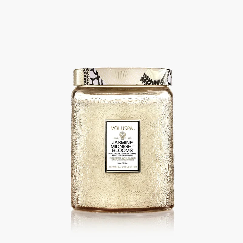 Jasmine Midnight Blooms Large Jar Candle