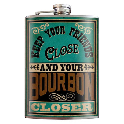 Keep Your Bourbon Closer Flask