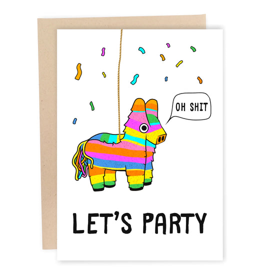 Oh Shit Piñata Cards