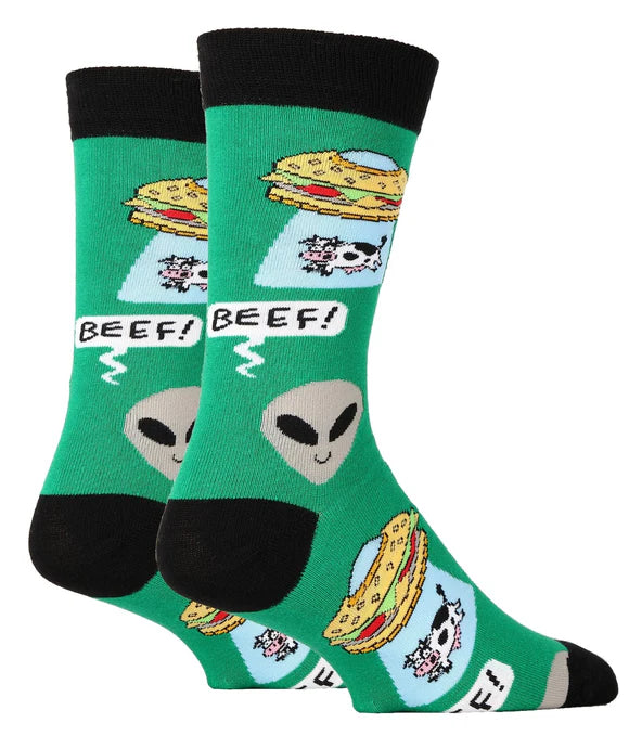 Beef Abduction Socks