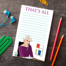 The Devil Wears Prada That's All Notepad