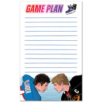 Heated Rivalry Game Plan Notepad