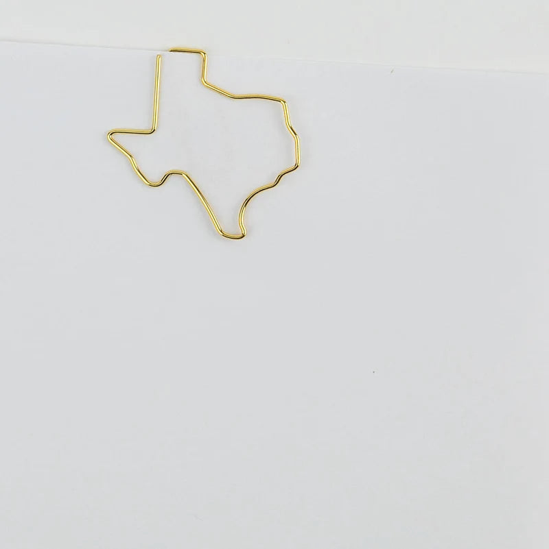 Paper Clip Pack - Texas Shaped Pack of 25