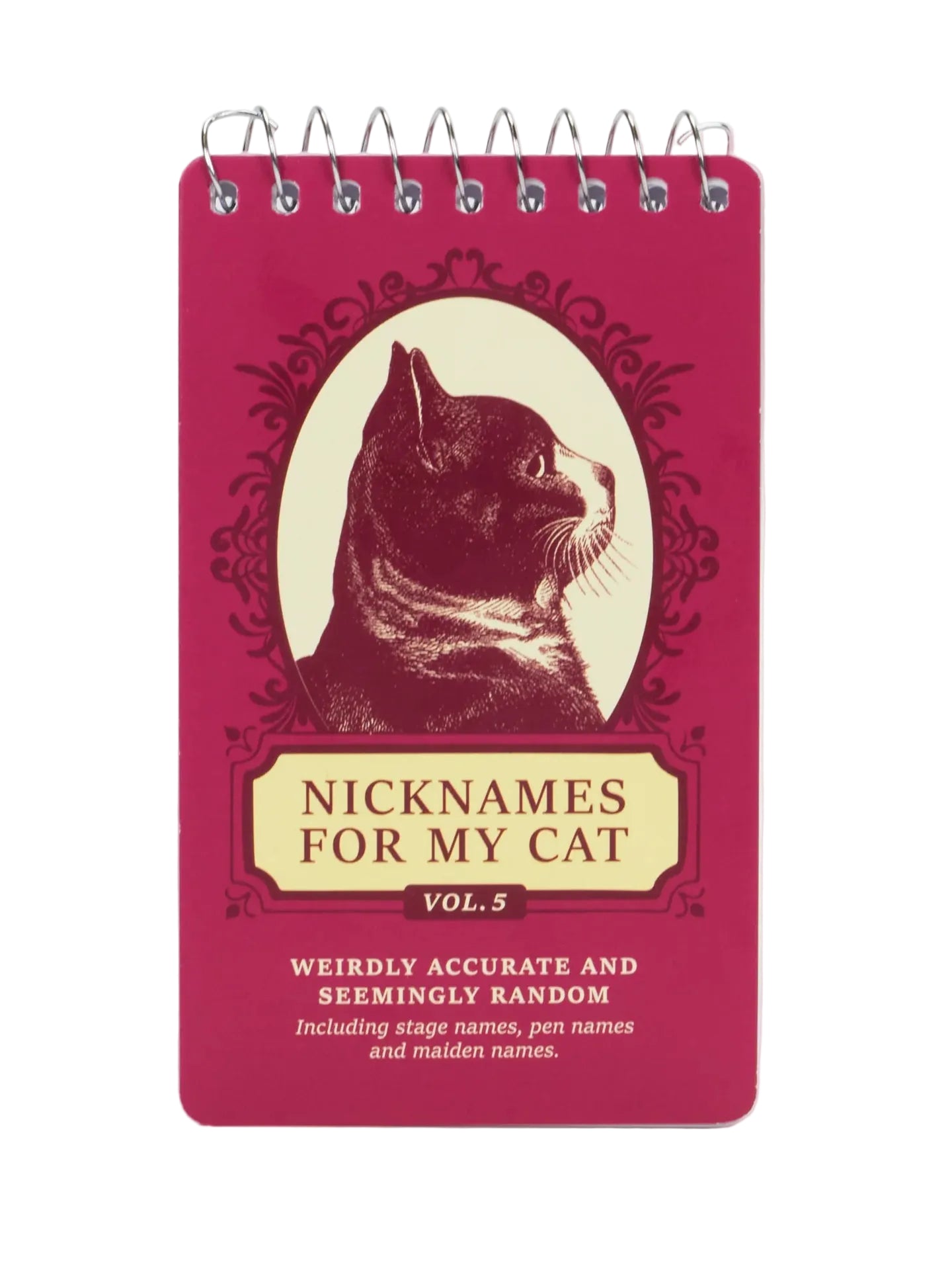 Nicknames For My Cat Notepad