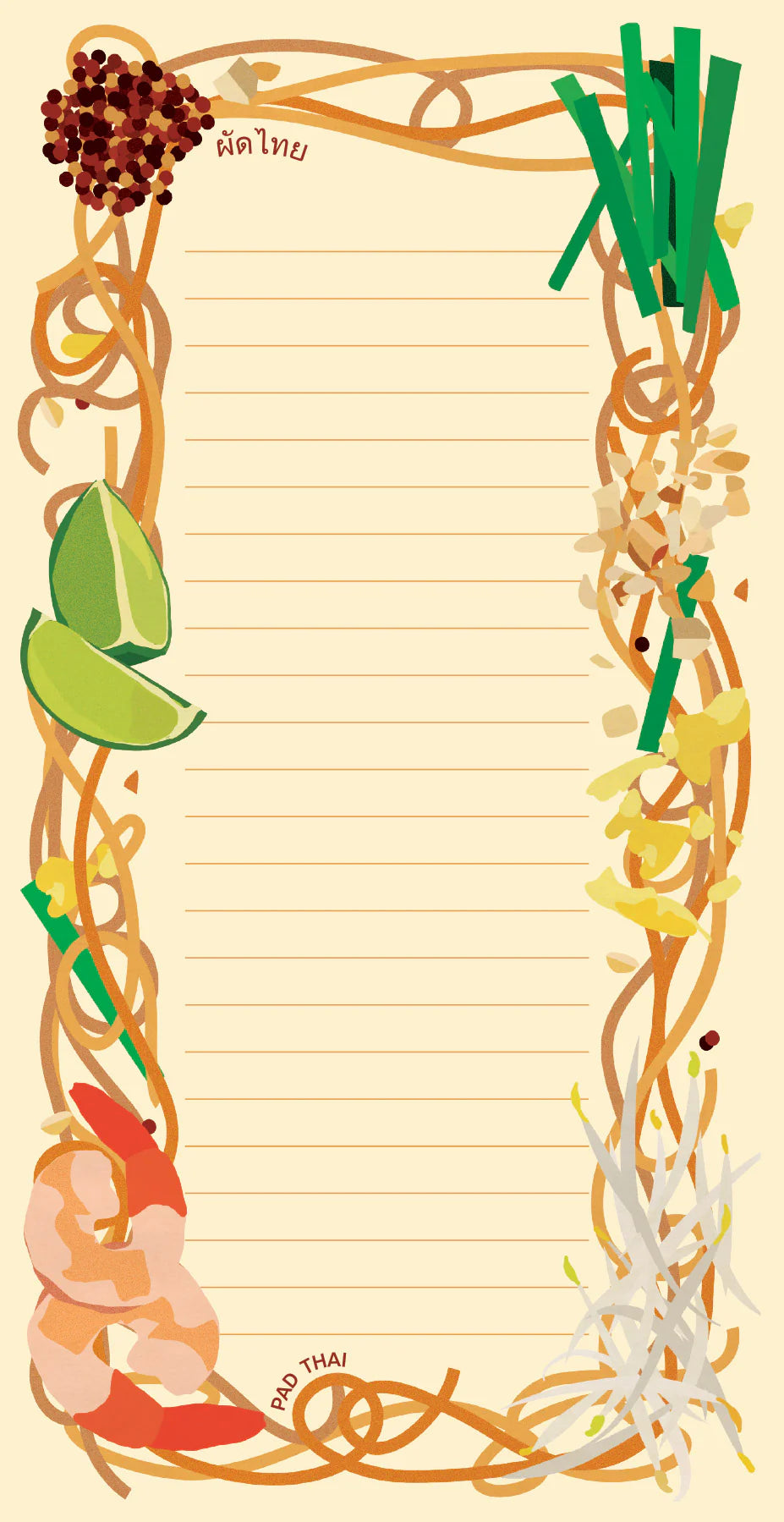 Pad Thai Notepad