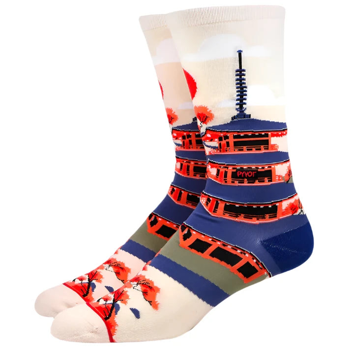 Pagoda Zen Socks